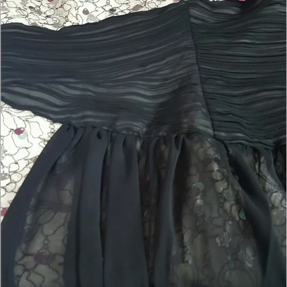 Max and Leo Sequin and lace strapless dress - Picture 7 of 8